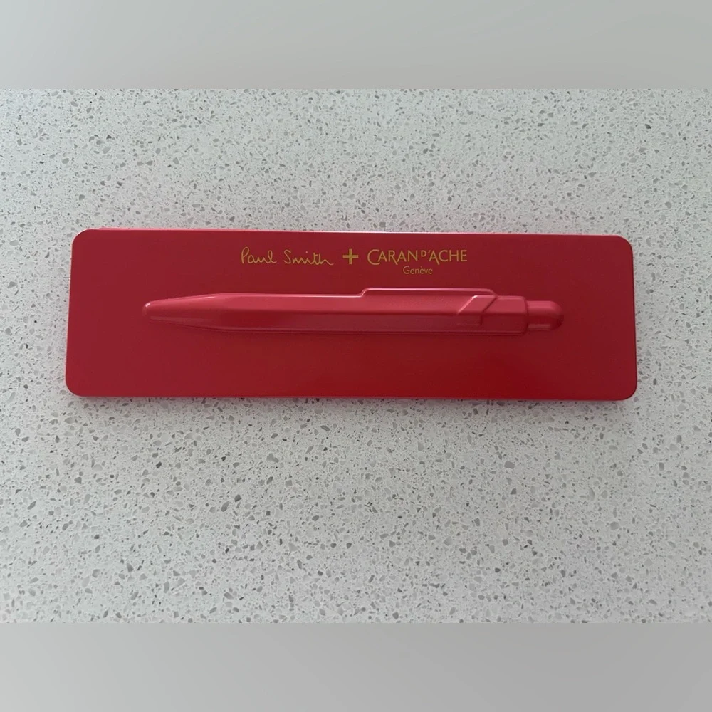Caran d'Ache + Paul Smith 3rd Edition 849 Ballpoint Pen Coral Pink Case In US
